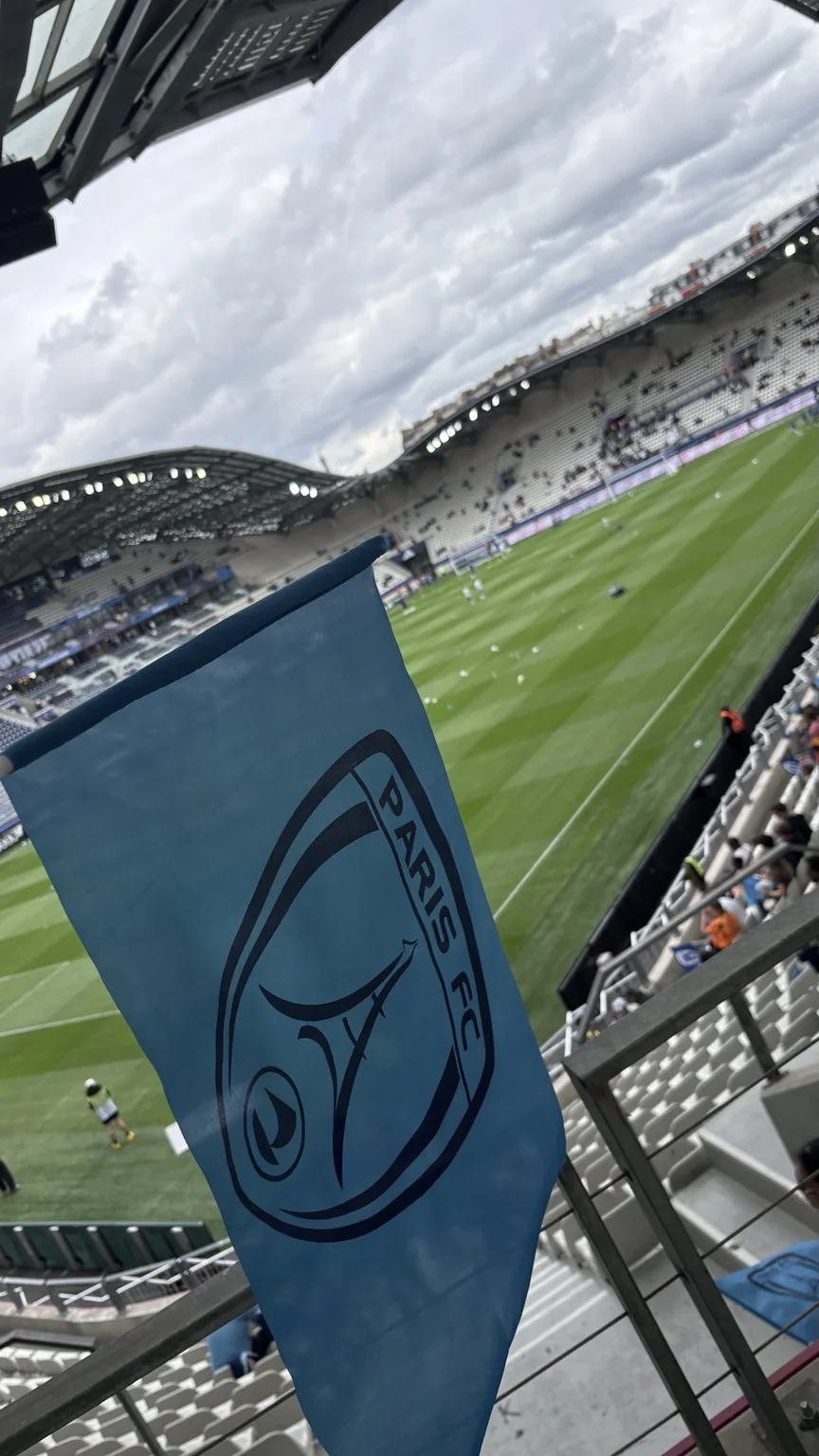 Paris FC, vue depuis les tribunes
